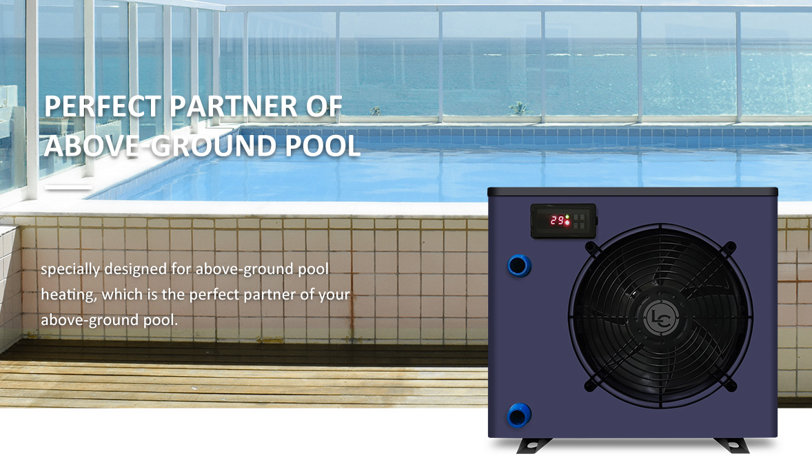 Small heat pump for above ground pool-4