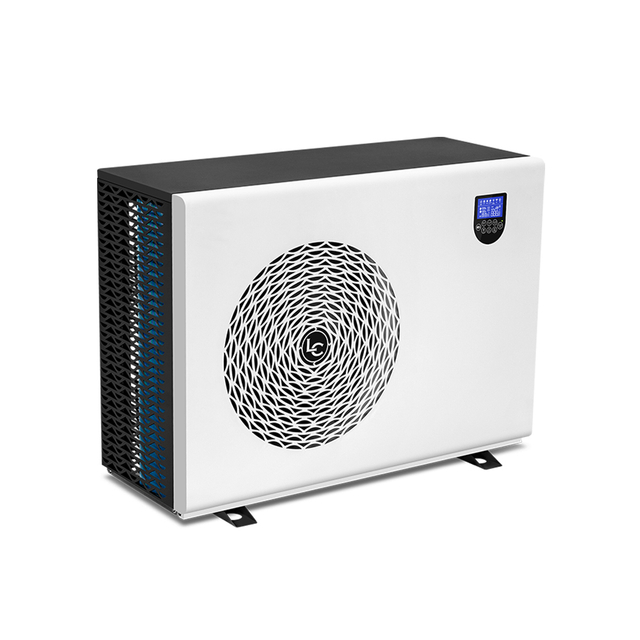 Horizontal steel frame DC inverter swimming pool heat pump