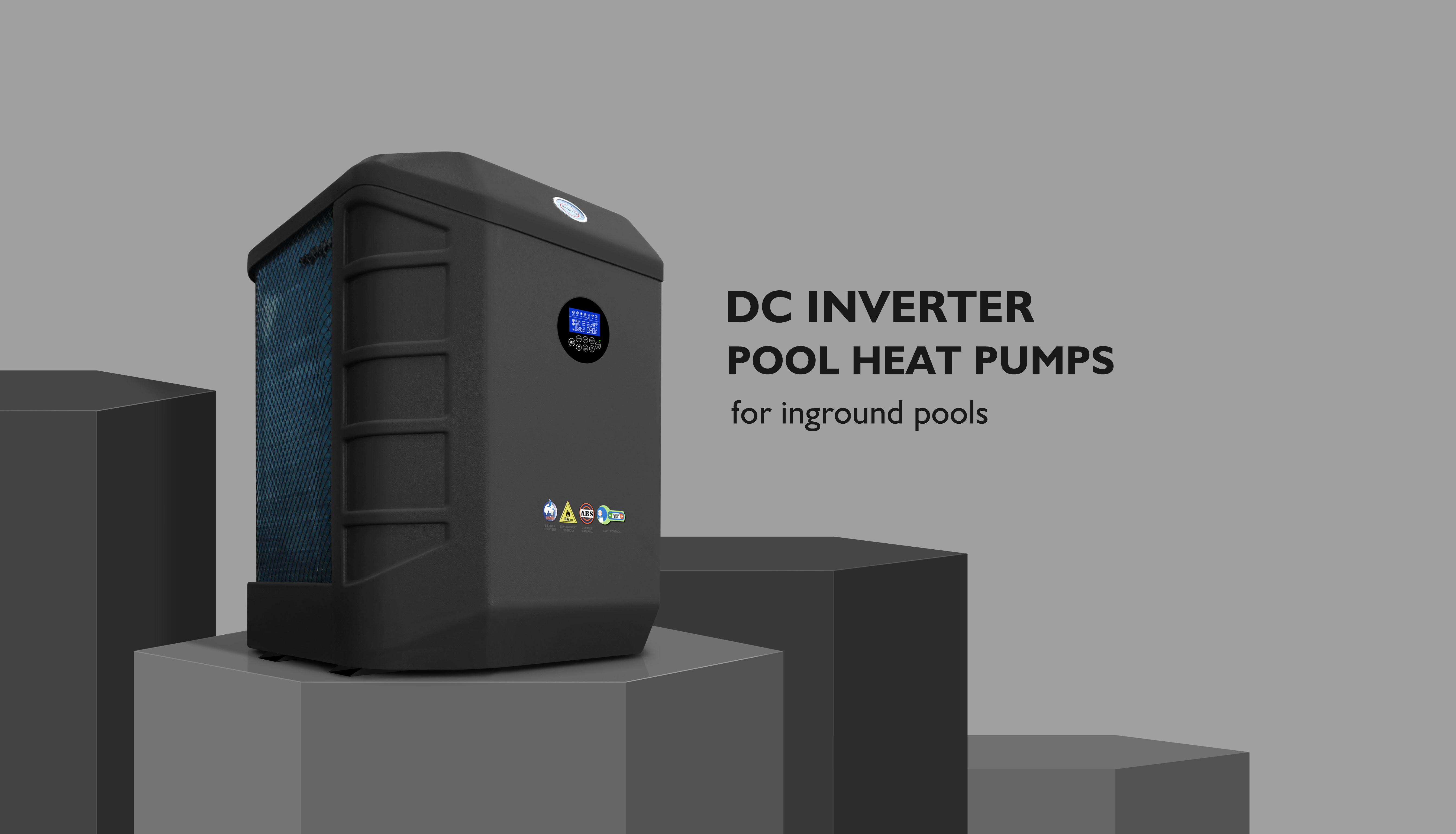 DC inverter swimming pool heaters