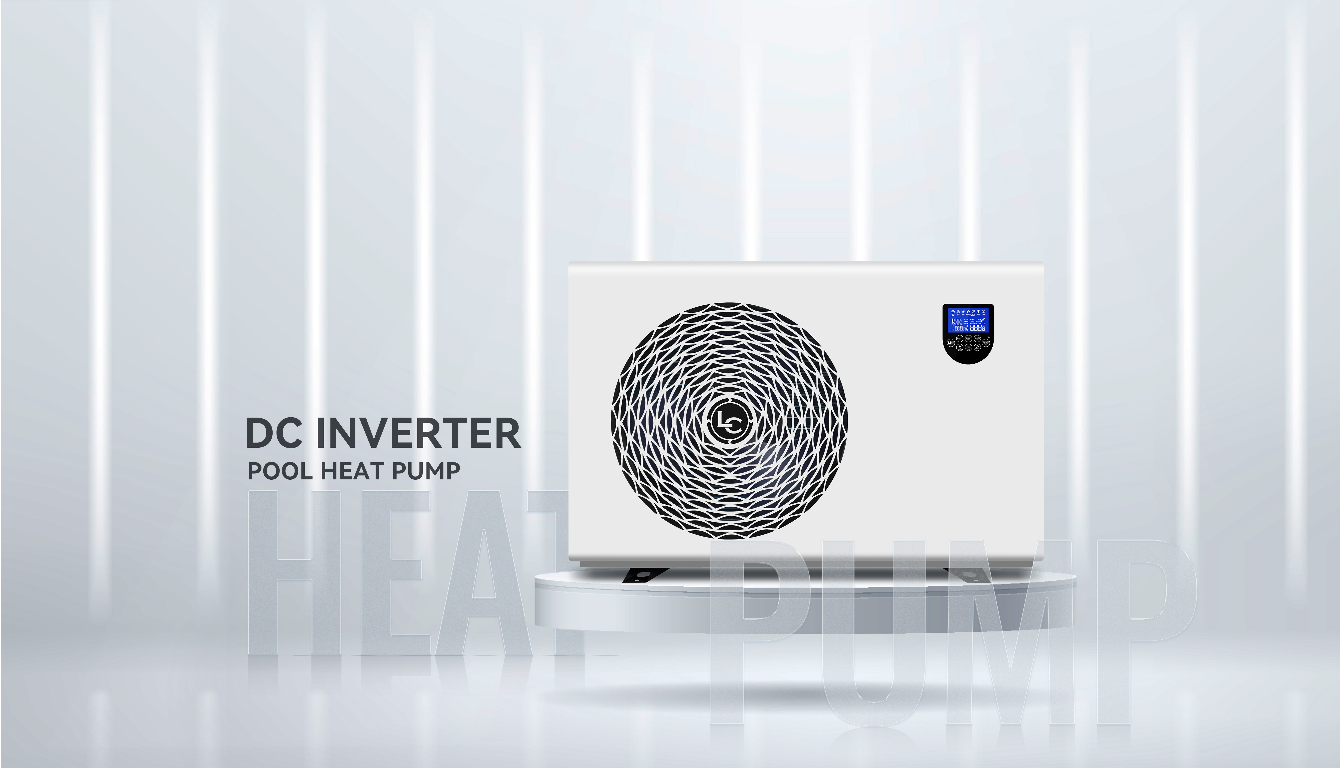 DC inverter swimming pool heaters