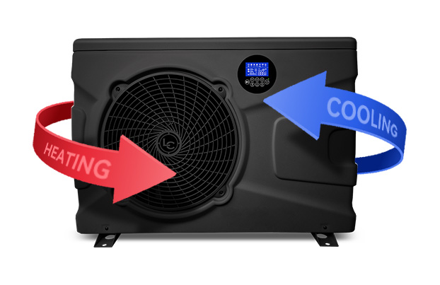 R410A reverse cycle heat pump for swimming pool-c1